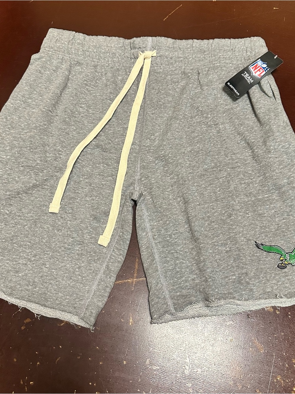 NFL Philadelphia Eagles Team Gray Men’s Drawstring Shorts large